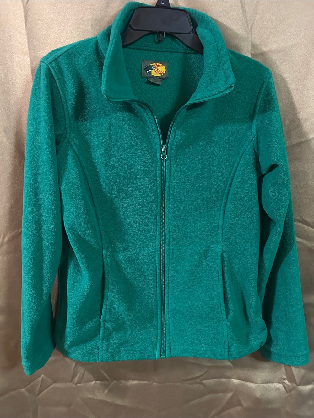 Bass Pro Shops Teal Green Full-Zip Fleece Jacket